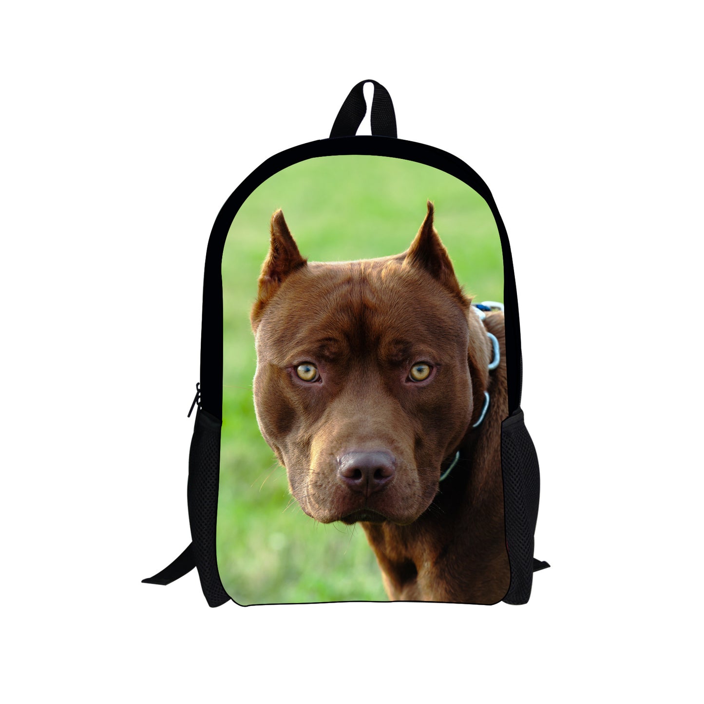 Cute printed dog waterproof backpack for elementary school students