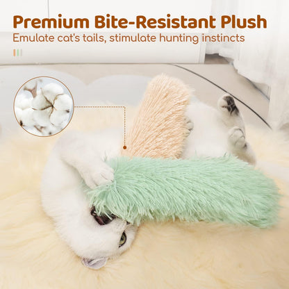 Plush Cat Pillow Toy for Play and Comfort
