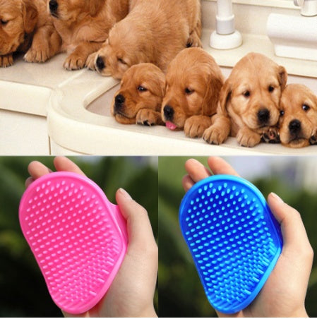 Dog bath brush