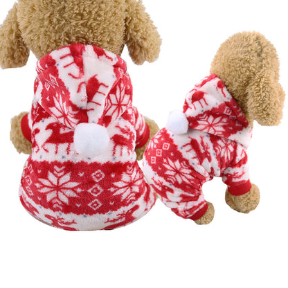 Soft Knitted Four-Leg Dog Pajamas for Cozy Comfort