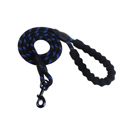 Reflective Dog Leash – Nylon Rope for Walking and Training Dogs