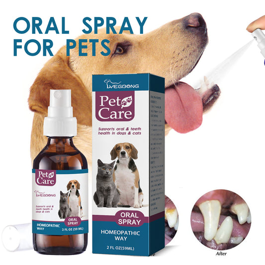 Pet Breath Freshening and Tartar Removal Spray