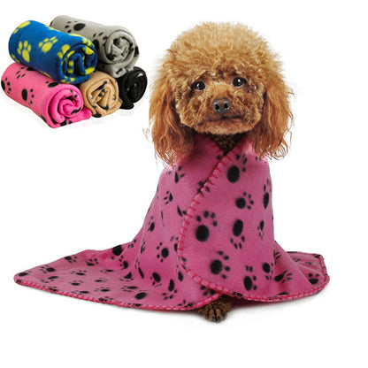 Soft Fleece Pet Blanket for Dogs & Cats