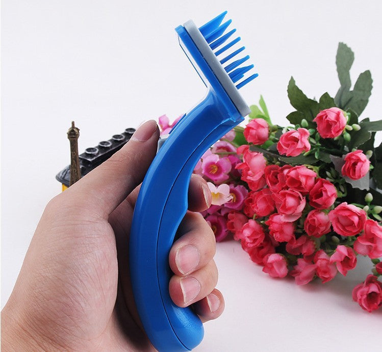 Automatic Pet Hair Removal Brush Self Cleaning Grooming Comb