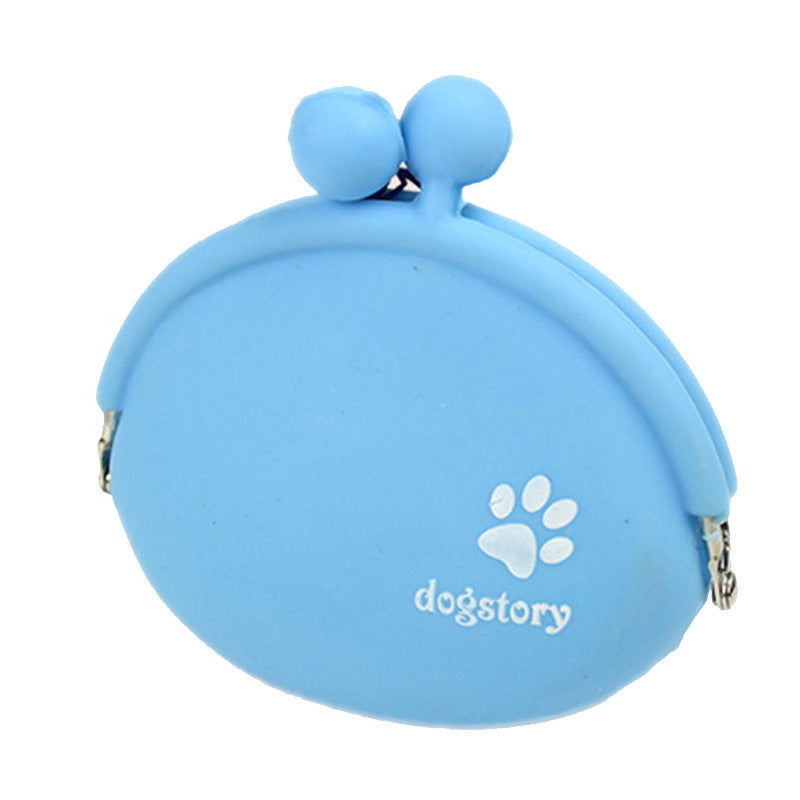 Silicone Pet Dog Train Food Snacks Pockets Bag Walking Dog Training Food Storage Waist Pet Travel Outdoor Product Dog Treat Bag