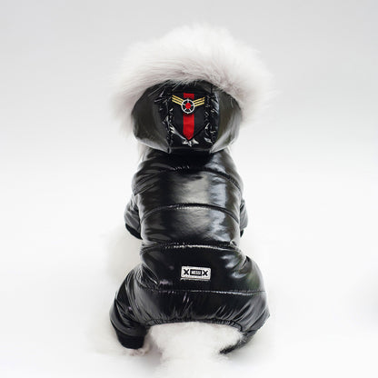 PU Leather Pet Jacket – Stylish And Warm Dog Outfit