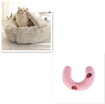 Cozy Cocoon Dog & Cat Pet Bed – Comfortable and Calming