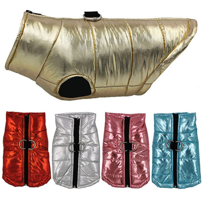 Cotton Vest Waterproof Dog Jacket for All Seasons