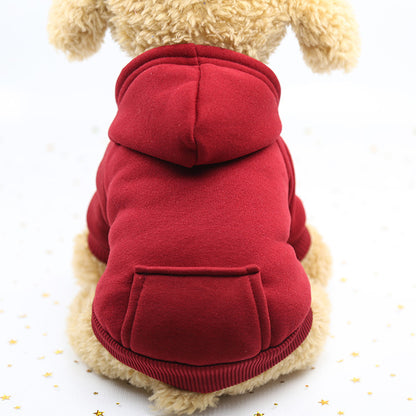 Stylish Cat Clothing with Pocket Design Comfortable Pet Sweater