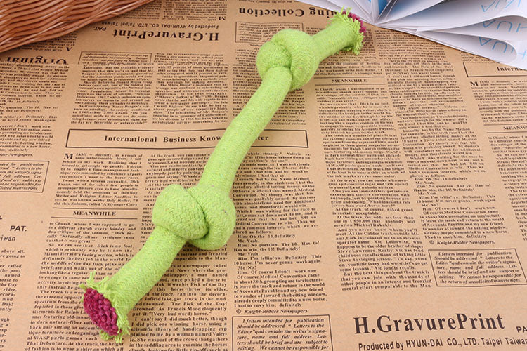 Pet cotton rope molar toy