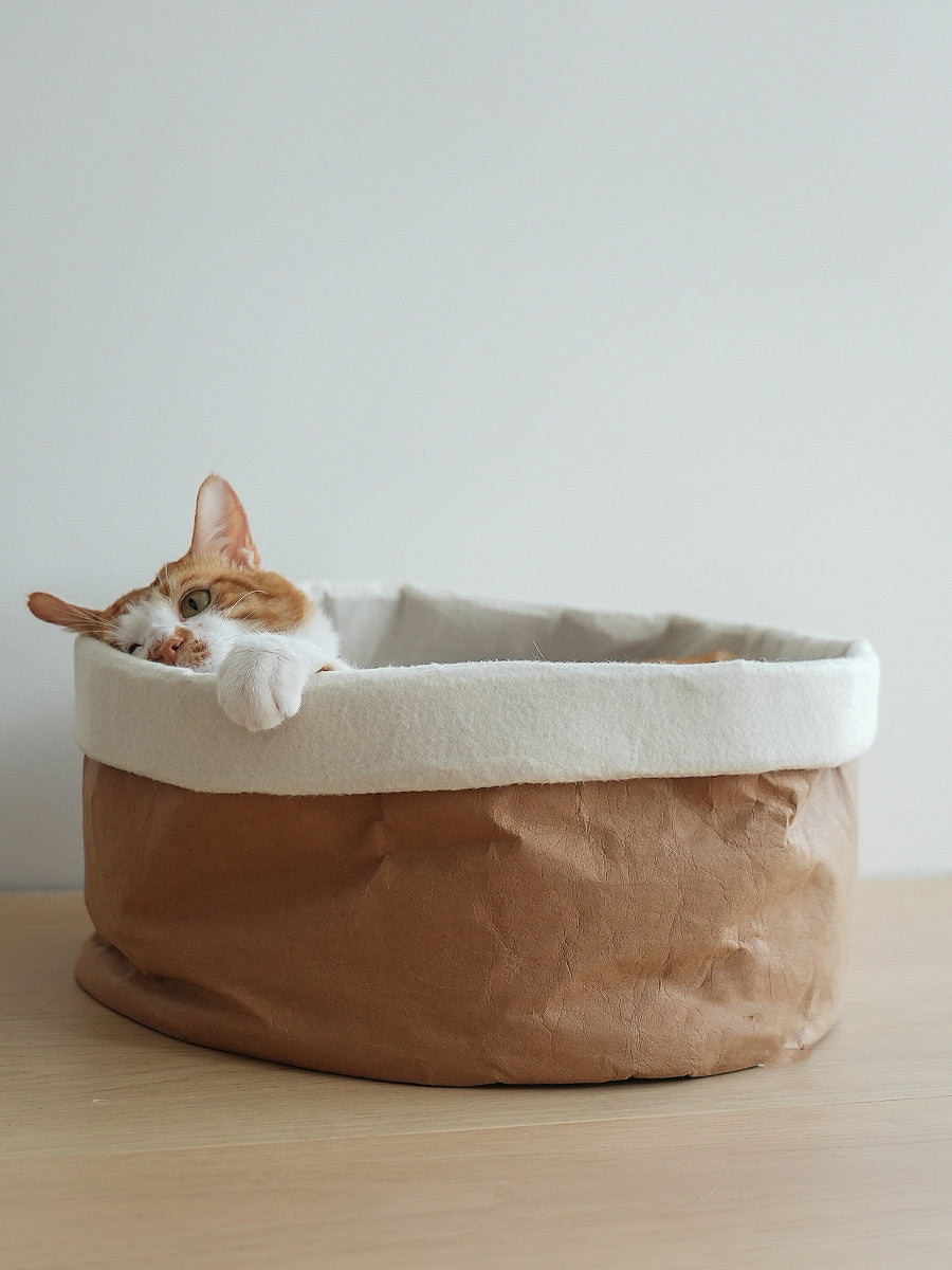 Washed Kraft Paper Bag Pet Nest