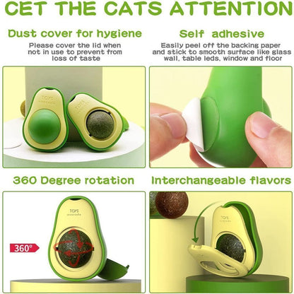 Avocado Catnip Toy for Cats