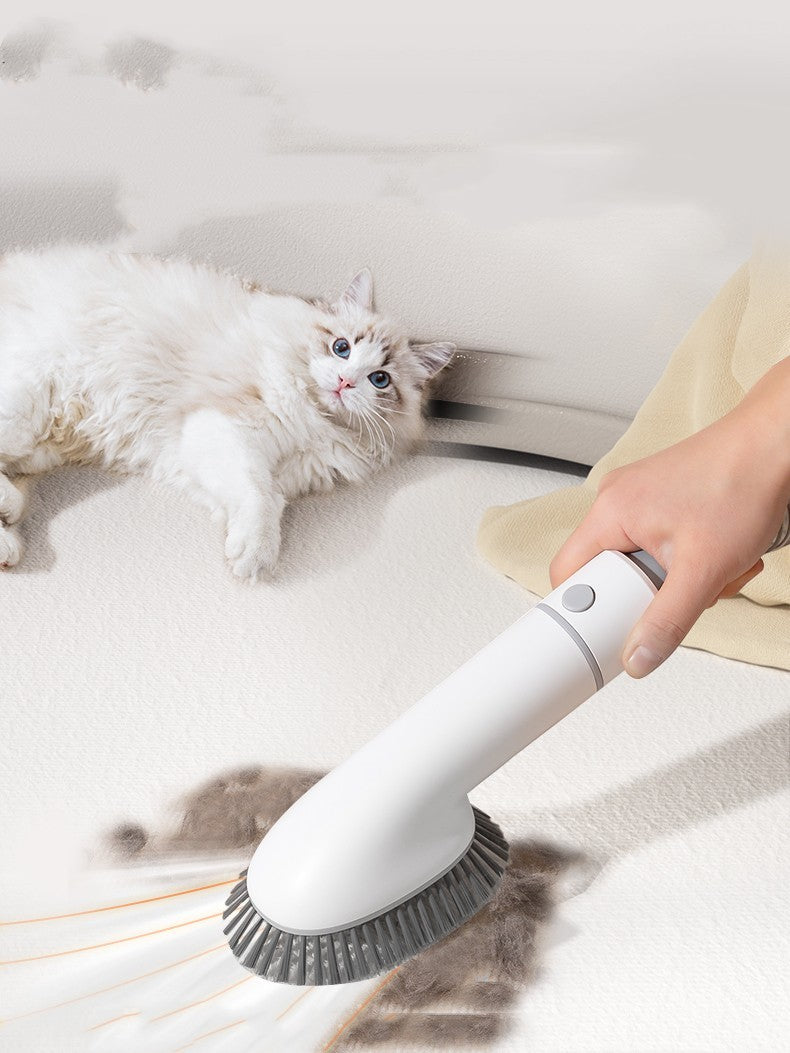 Electric Pet Hair Vacuum with Grooming Shears