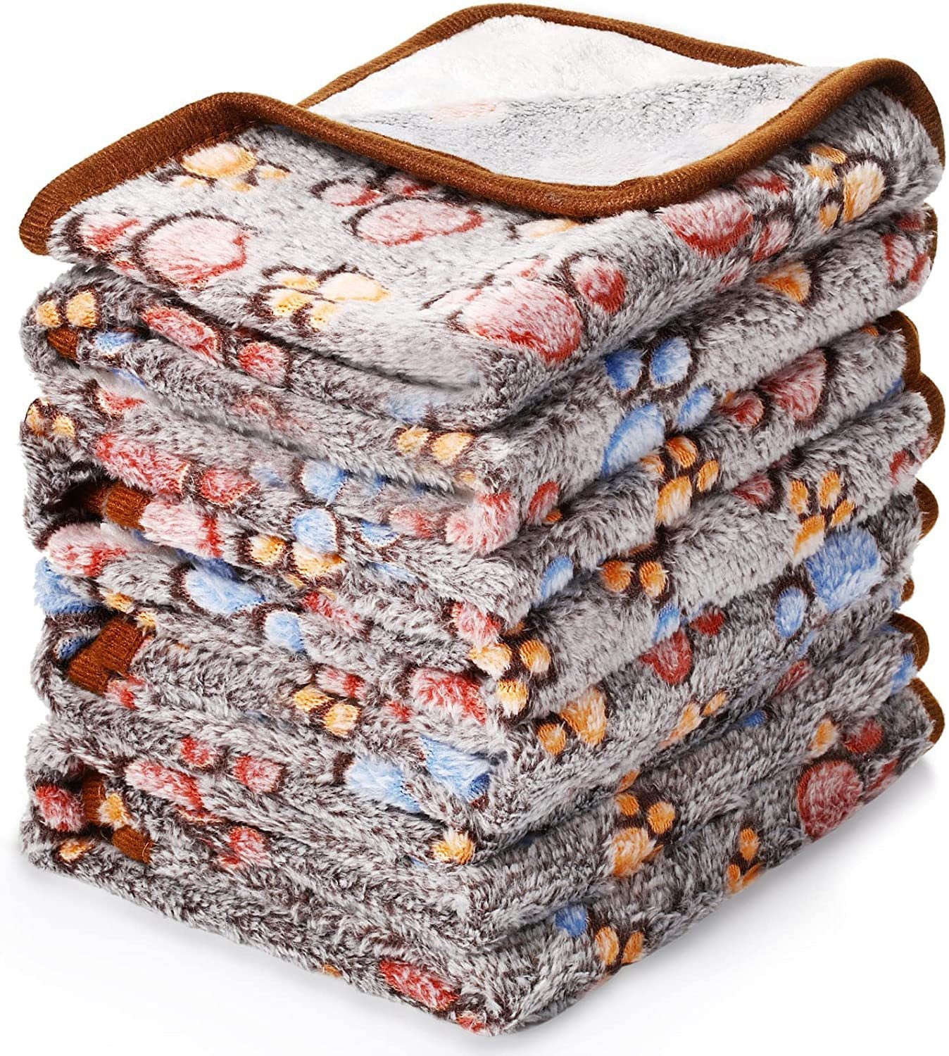 Coral Fleece Pet Blanket for Dogs & Cats