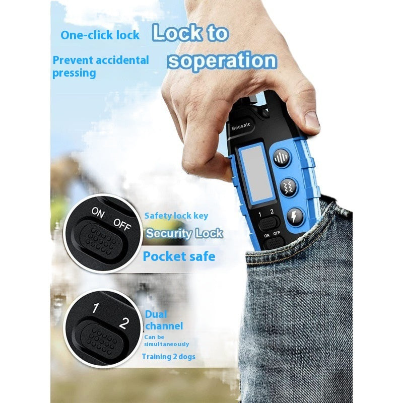 Big And Small Dogs Electric Shock Collar Remote Control Training Bark Stopper