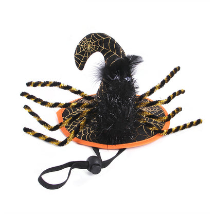Funny Pet Headdress Cat Halloween Costume Headgear for Dogs and Cats