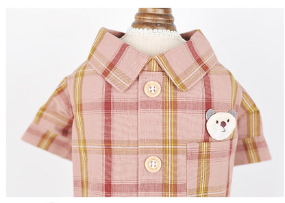Soft Cotton Pet Shirt Lightweight and Breathable Everyday Wear