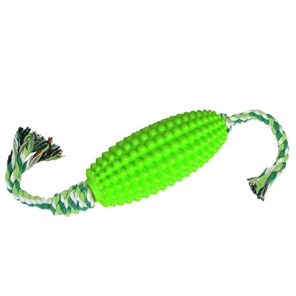 Dog Chew Toy with Toothbrush Design
