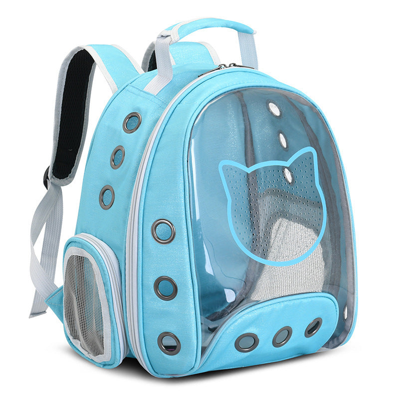 Pure Color Cat Bag Transparent Space Bag Go Out And Carry