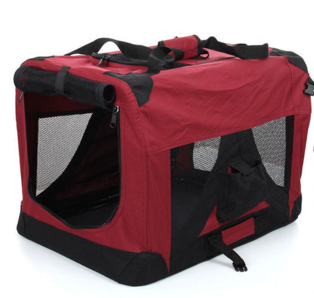 Outdoor Foldable Dog Cage Pack Pet Portable Backpack