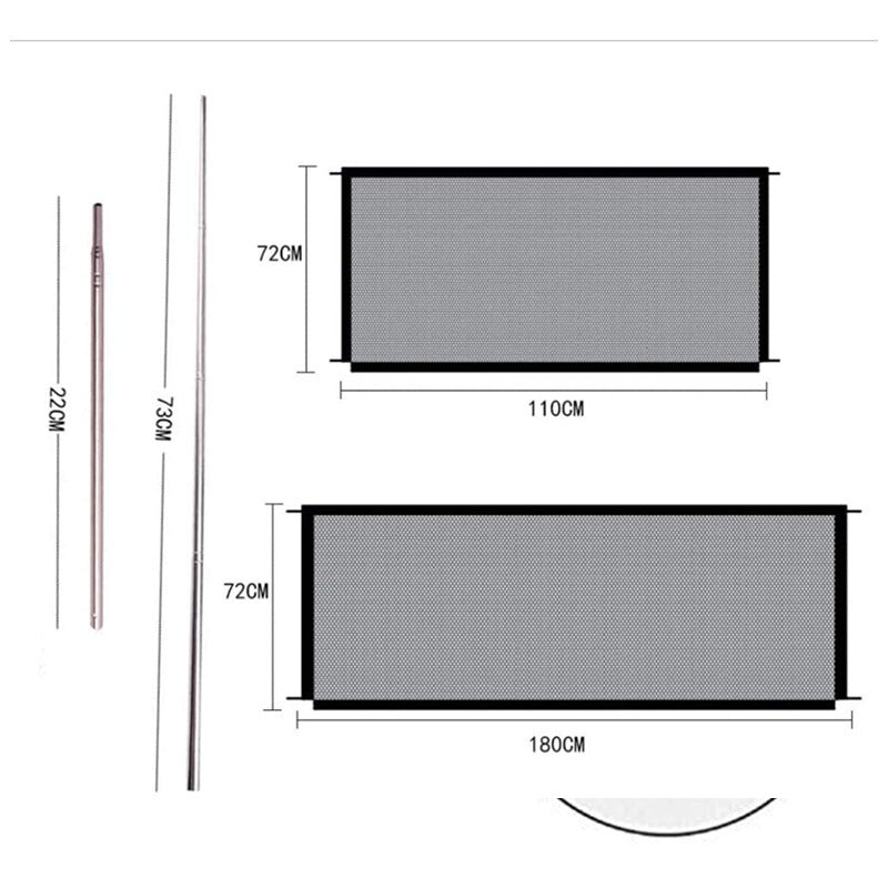 Dog Quarantine Mesh Portable Folding Pet Quarantine Fence