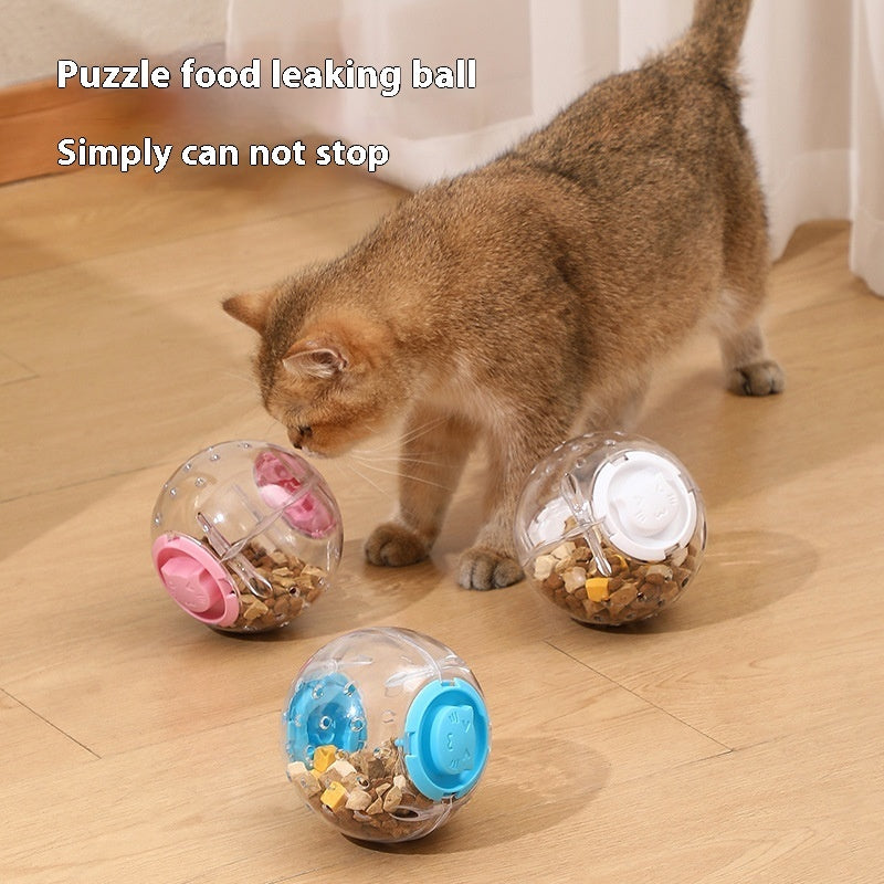 Furry Trio Pet Tumbler Food Leakage Toy