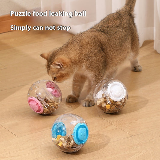 Furry Trio Pet Tumbler Food Leakage Toy