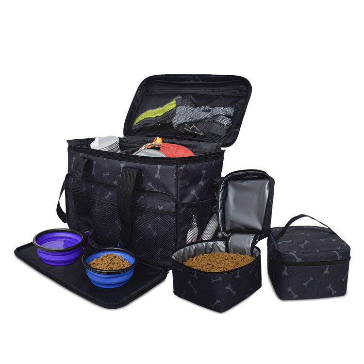 Pet Travel Bag Set Of Thick And Comfortable Multi-function