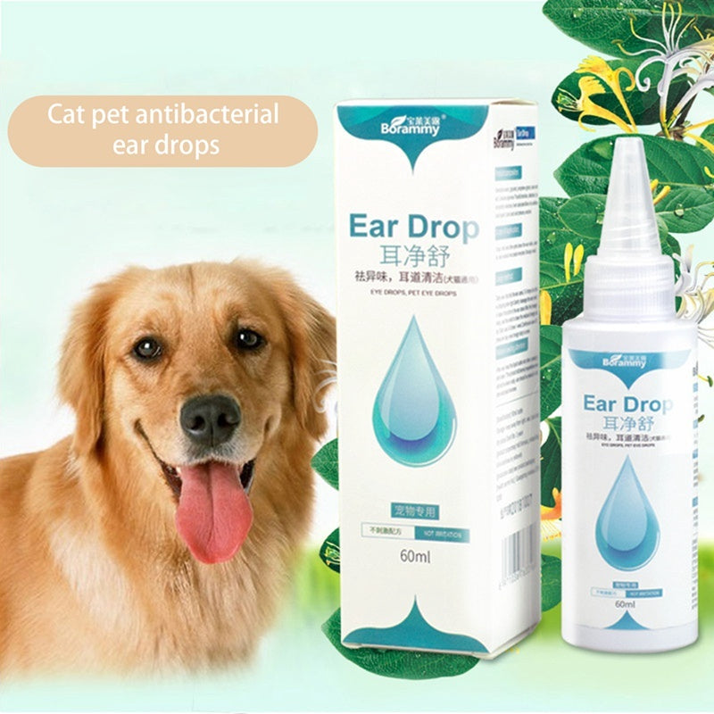 Pet Ear Cleaning Solution 60ml Liquid Wash