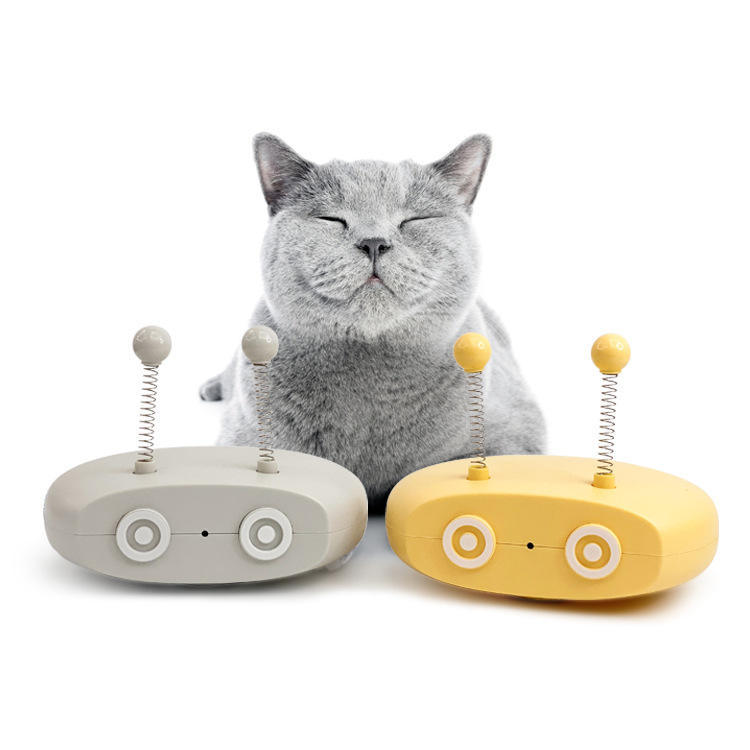 Electric Cat Interactive Toys Funny Pet Teasing Robot Laser Toys Automatic Steering Walking Sticks