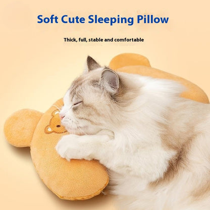 Cat U-shape Pillow Special Breathable Mini Pillow