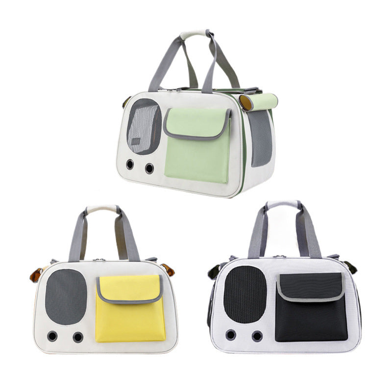 Portable Large Capacity Foldable Single Shoulder Pet Bag