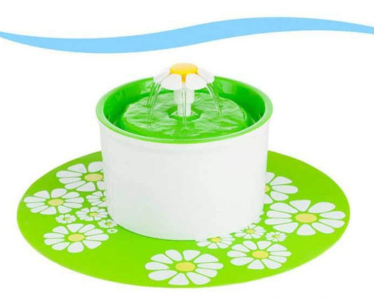 Fashion Automatic Lower Style DogKitten Water Drinking Pet Fountain Pet Bowl Drink Dish Filter