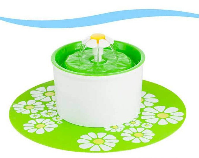 Fashion Automatic Lower Style DogKitten Water Drinking Pet Fountain Pet Bowl Drink Dish Filter