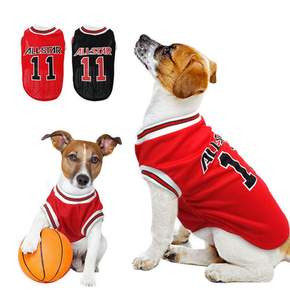Sporty Soccer Dog Jersey for Summer and Outdoor Activities
