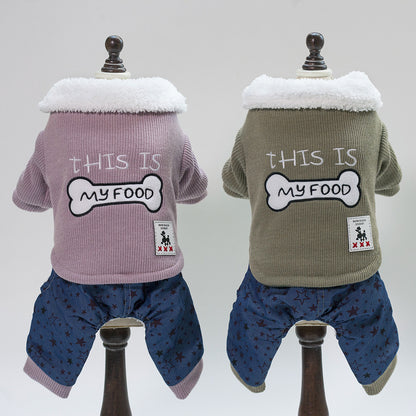 Bone Print Dog Sweater