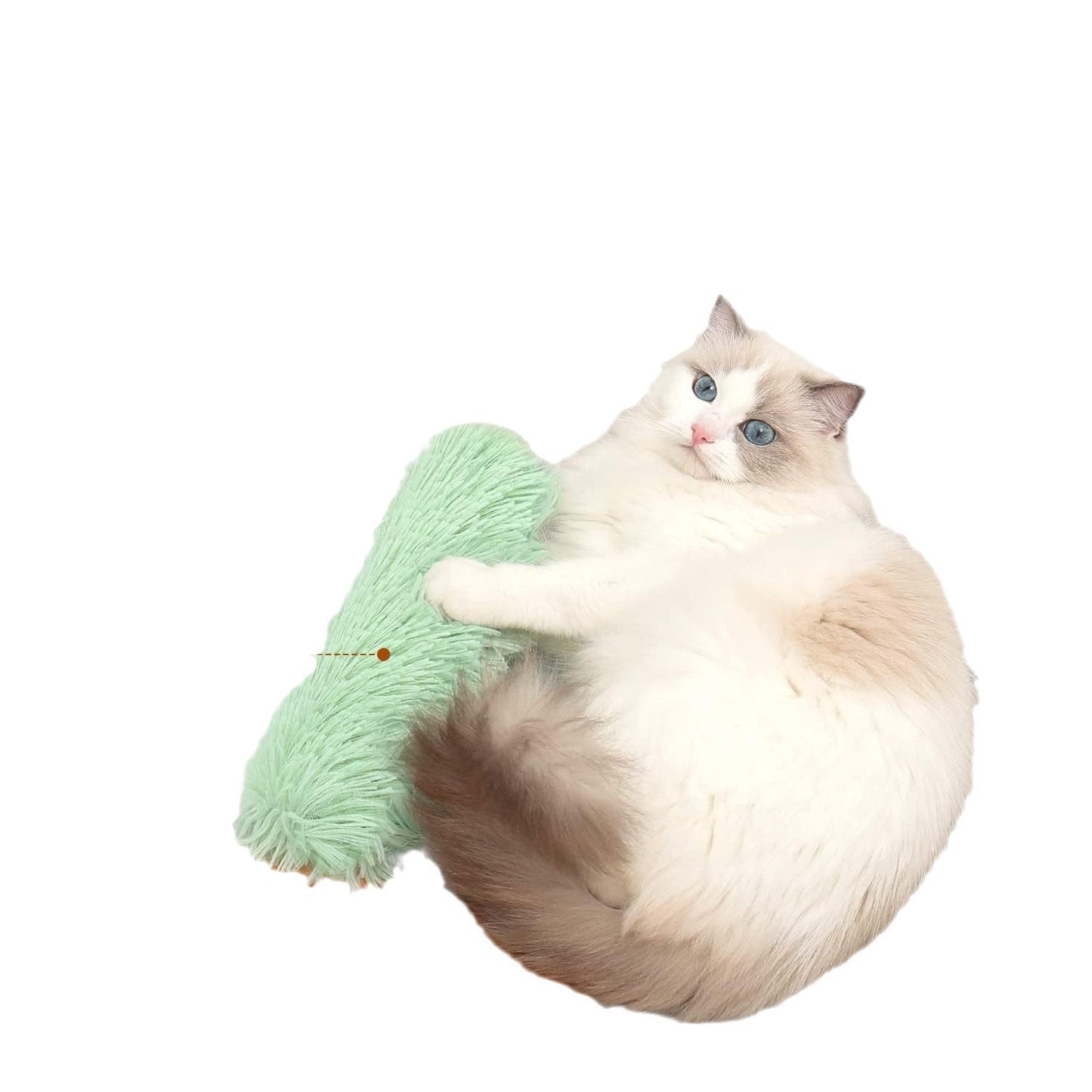 Plush Cat Pillow Toy for Play and Comfort