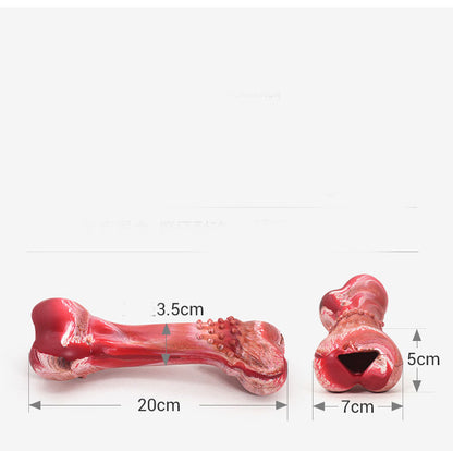 Dog Teeth Chewing Simulation Bone Hair Sound Toy