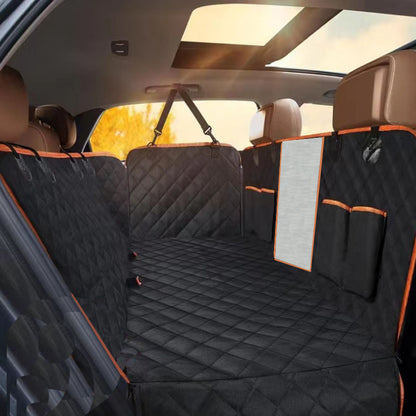 Car Pet Seat Cover Waterproof Dog Mat with Double Pockets