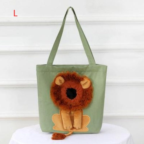 Showable Lion Cub Shoulder Bag