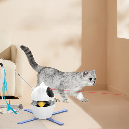 Automatic Interactive Cat Toy – Self-Hitting Elastic Rope for Kittens