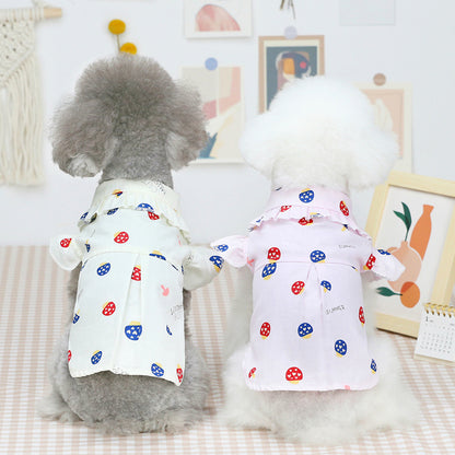 Lightweight Cotton Puppy Shirt for Summer Comfort