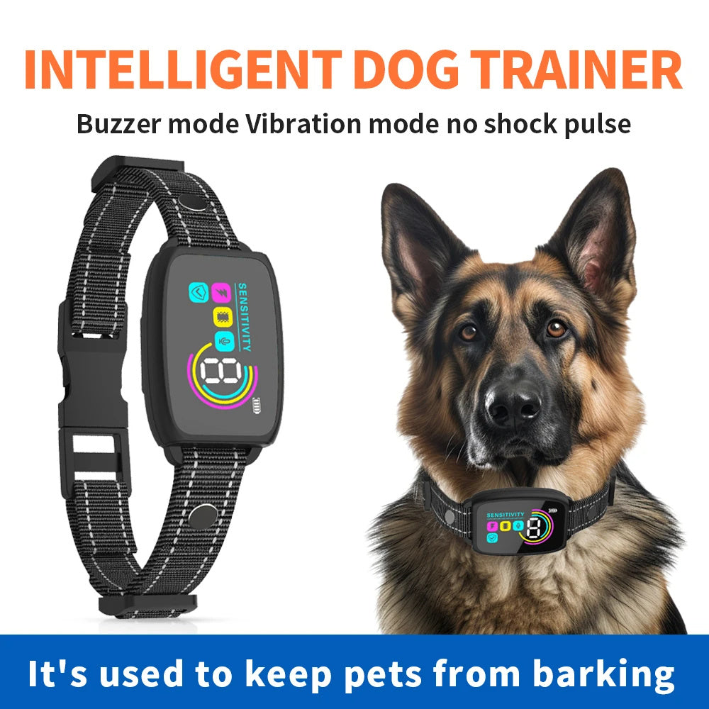 Smart Anti-Bark Dog Collar Rechargeable Waterproof