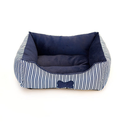 Bone Pattern Teddy Kennel Small And Medium-sized  For All Seasons