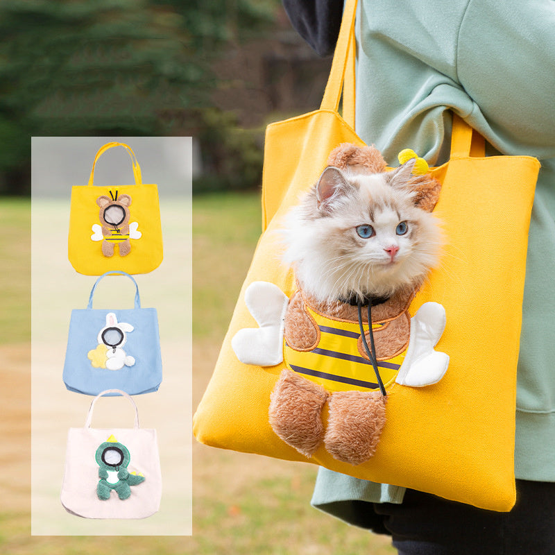 Bee Out Canvas Pet Bag