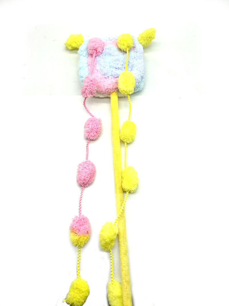 Funny Cat Velvet Lollipop Shape Cat Toy