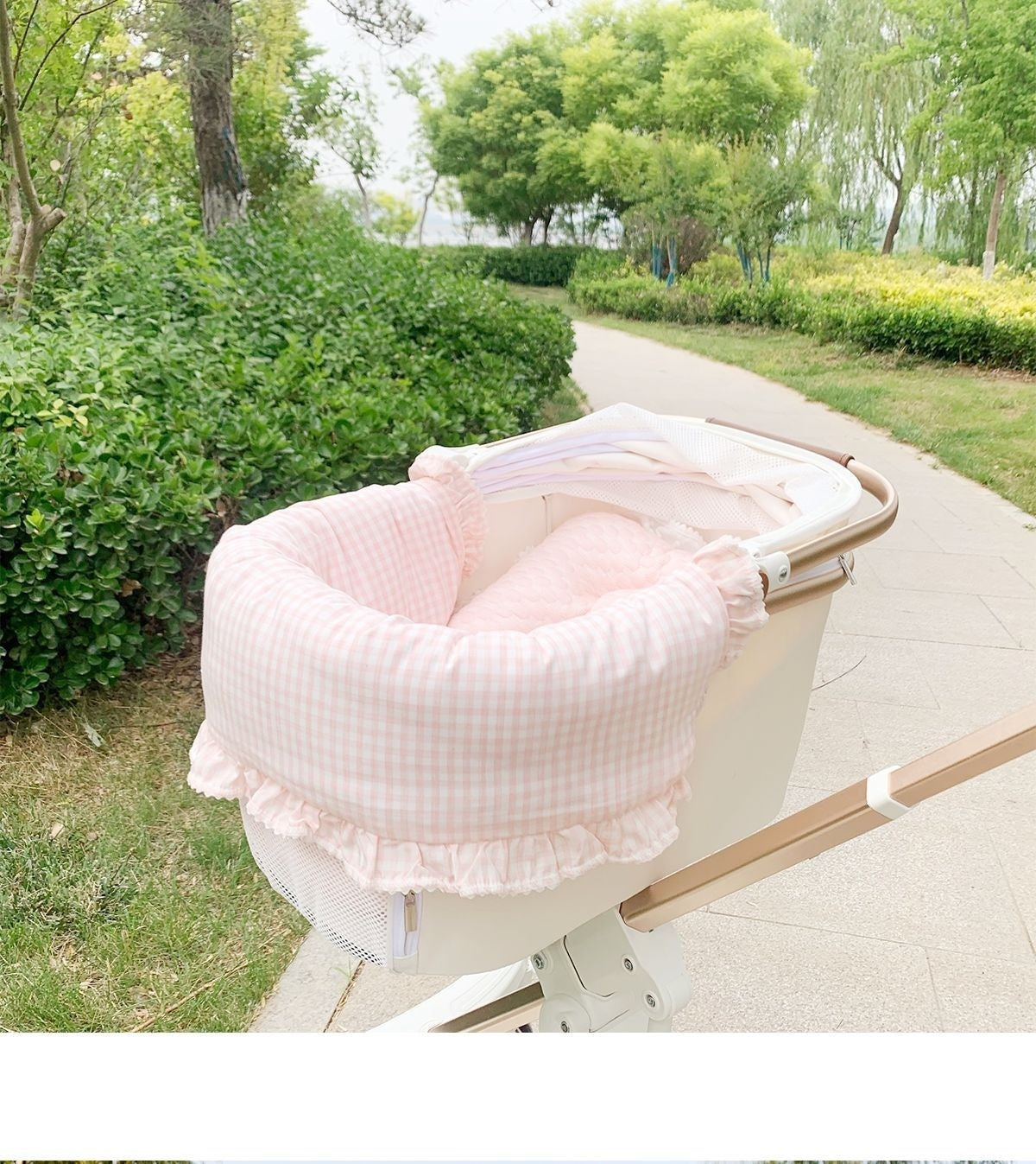 Pet Stroller Anti-dirty Towel Cushion Pillow Pure Cotton Three-piece Set For Cats And Dogs Removable And Washable Pad