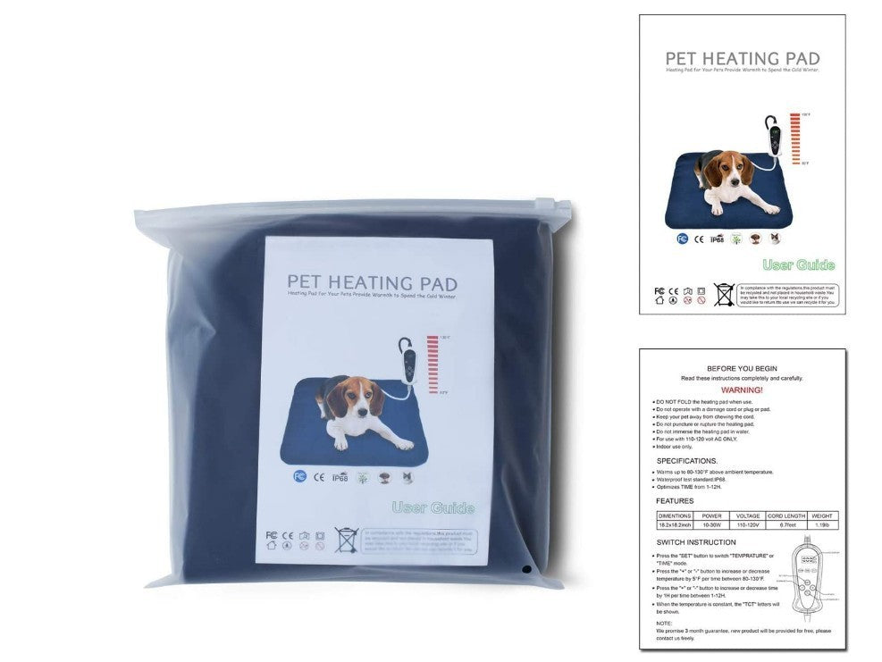 Electric Pet Blanket for Comfort & Warmth