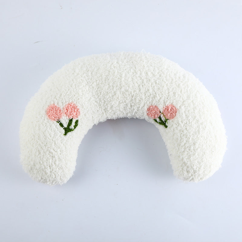 Soft U-Shaped Pet Pillow for Cats & Small Dogs