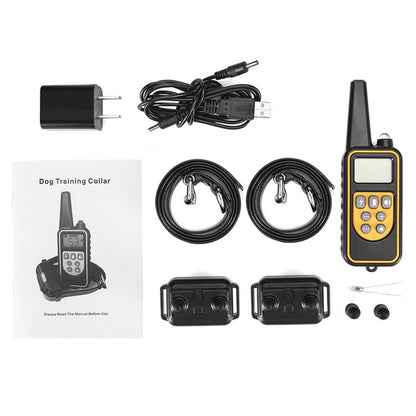 800m Electric Dog Training Collar with Anti-Barking Feature
